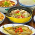 一日一餐，麻婆豆腐，莲角煲，焖海鱼还有黄皮排骨汤