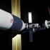 【动画】NASA阿尔忒弥斯月球门户空间站与SpaceX登月星舰对接