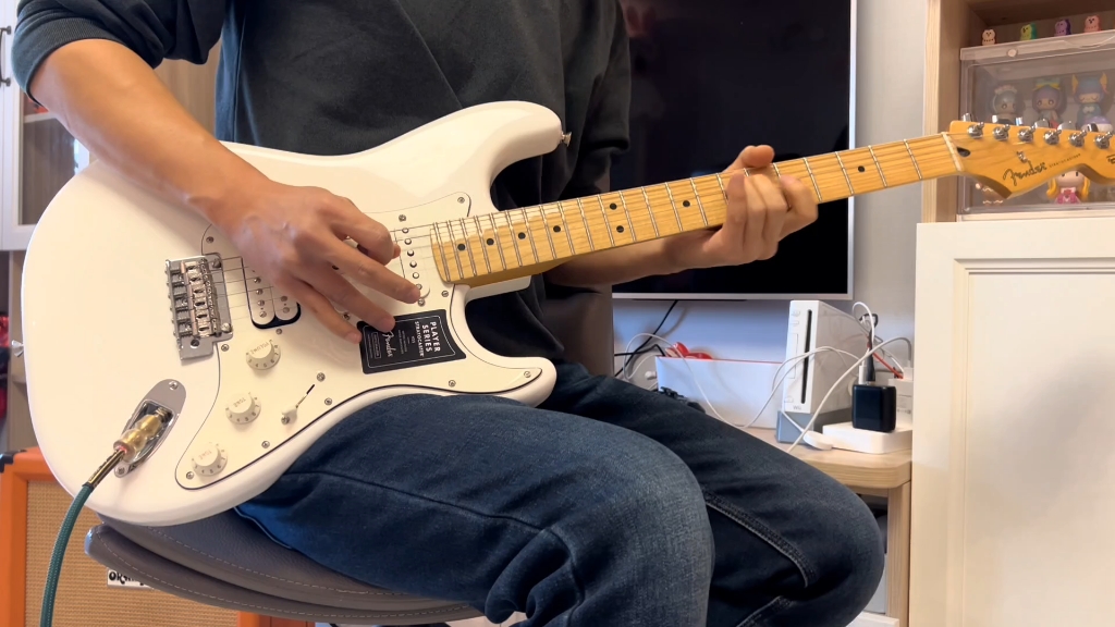 灌篮高手 直到世界尽头 电吉他cover 爷青回 墨芬玩家st fender