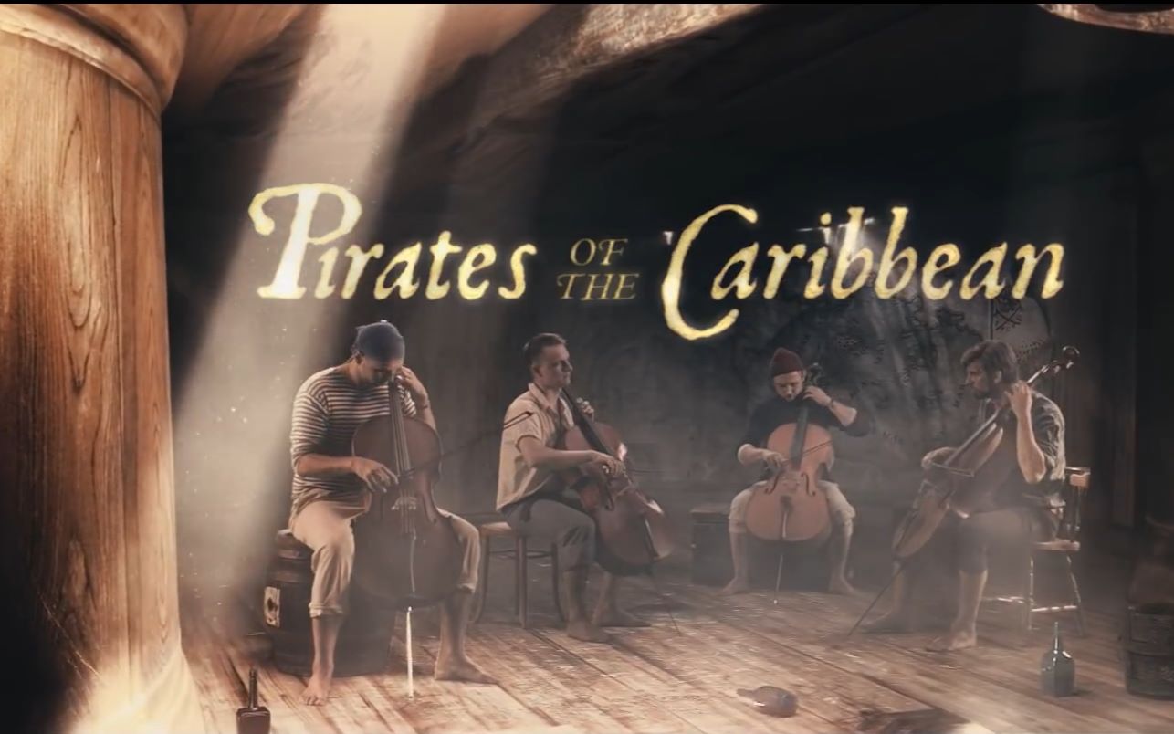 【前方高能】布拉格大提琴四重奏-加勒比海盗   Prague Cello Quartet - Pirates of the Caribbean