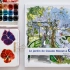 《Le jardin de Claude Monet à Giverny》莫奈花园速写水彩画册｜2006年出版｜Fabr