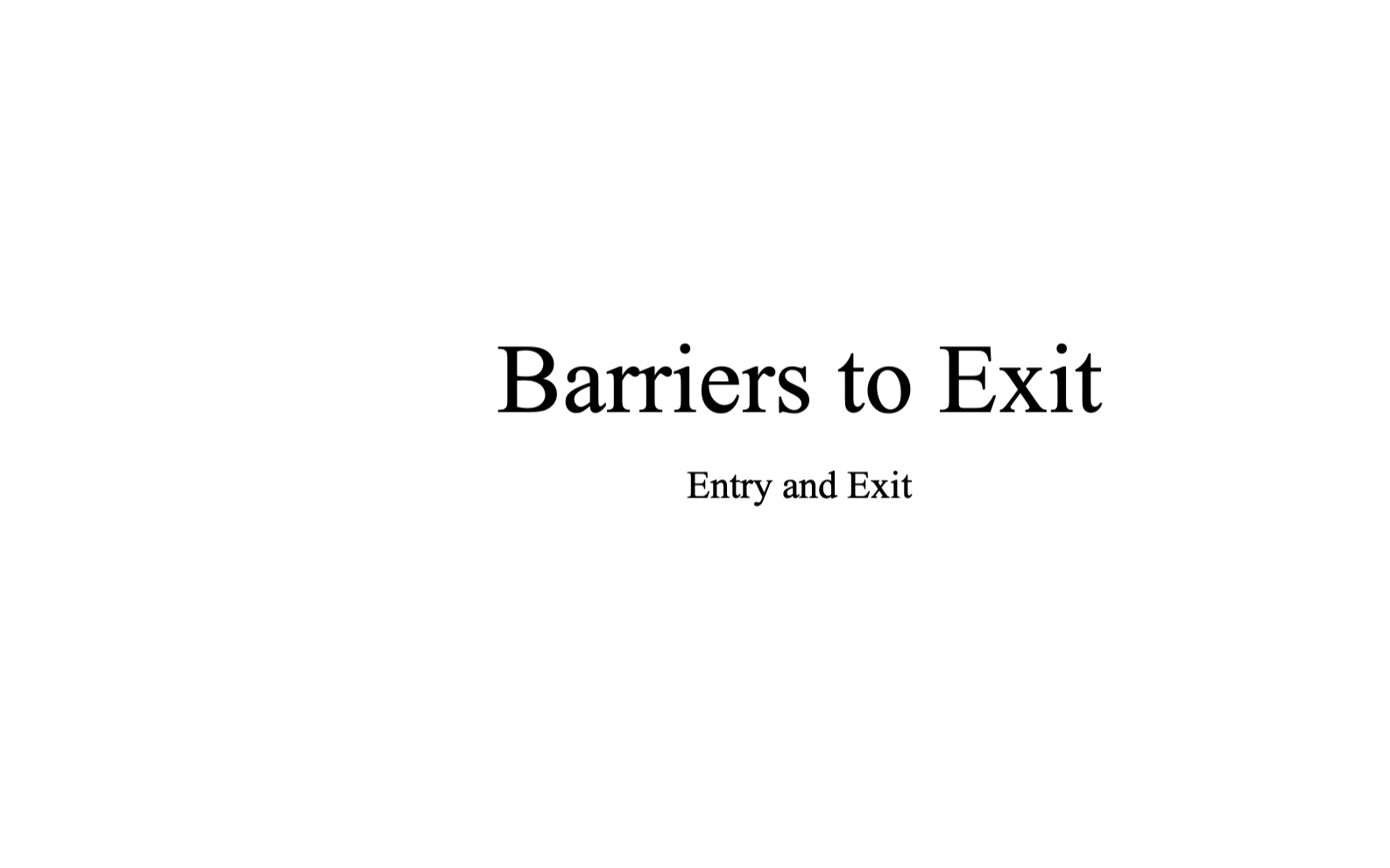 26. Barriers to Exit哔哩哔哩 (゜゜)つロ 干杯~bilibili