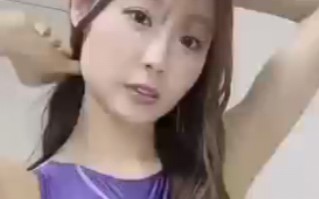 AMORESY Purple Athletic Swimsuit