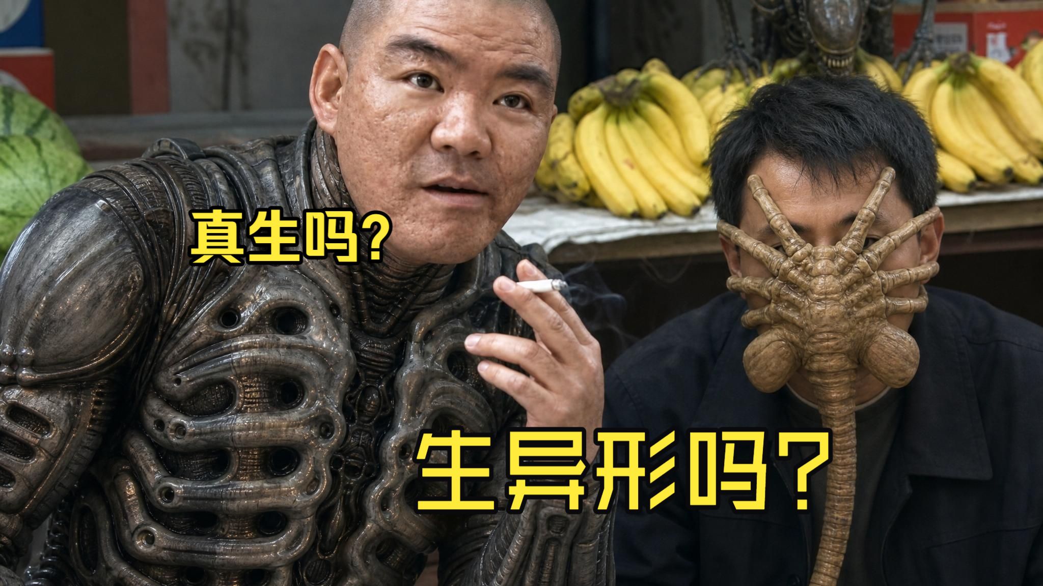 有一个人前来买瓜但是真生异形