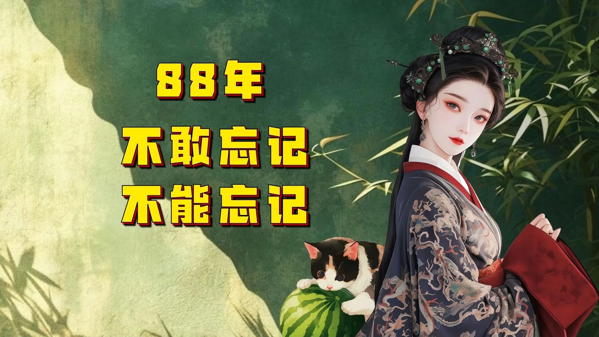 【默哀】88年，不敢忘记，不能忘记！