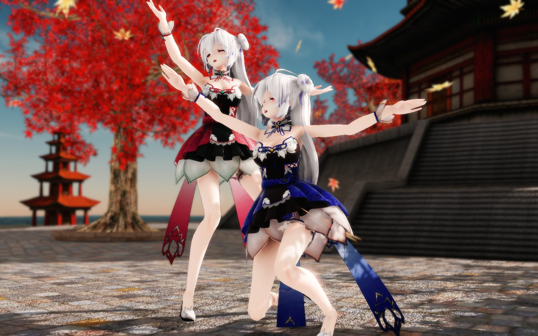 [mmd·1080p]锦鲤抄(唯美的弱音小姐姐们)