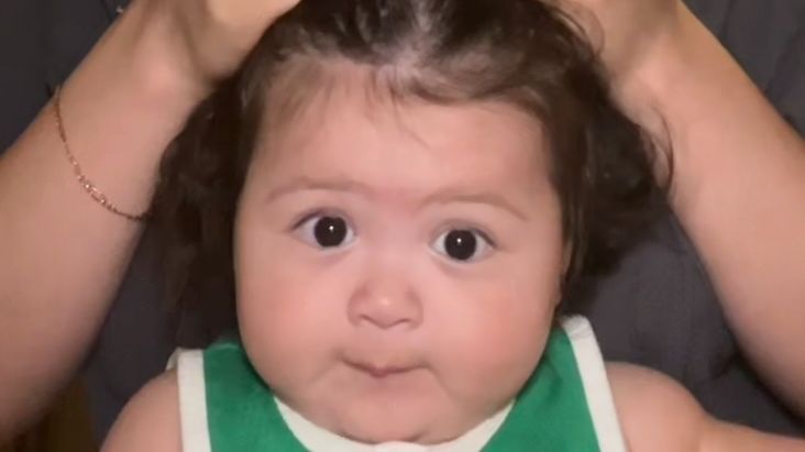 可爱的脸蛋当然要全漏出来啊