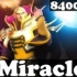 【dota2祈求者】 Miracle - 发霉冰火卡 - 8400 MMR