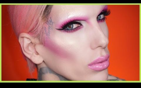 【jeffreestar】无眉粉色遮皱妆教程