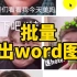 word批量导出图片