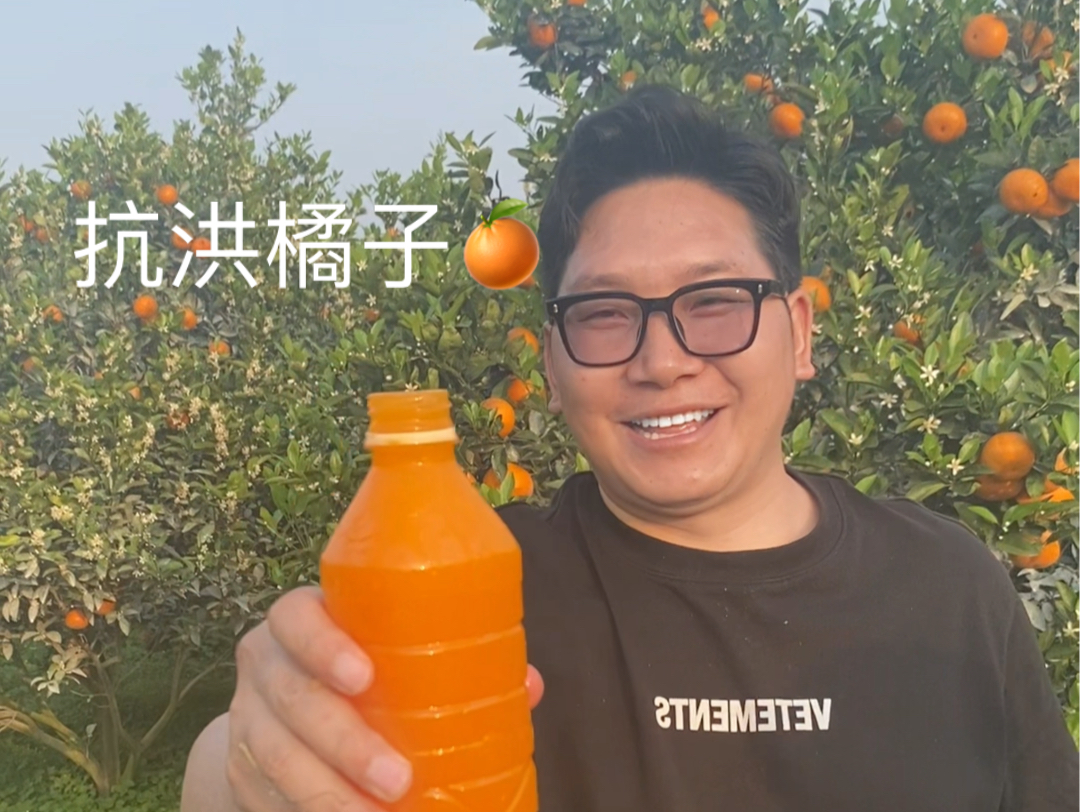 挑战只用5个抗洪橘子榨果汁，能不能装满一瓶哇哈哈！