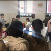 小学生们进入校园要学习的第一件事：安全有秩序地上厕所