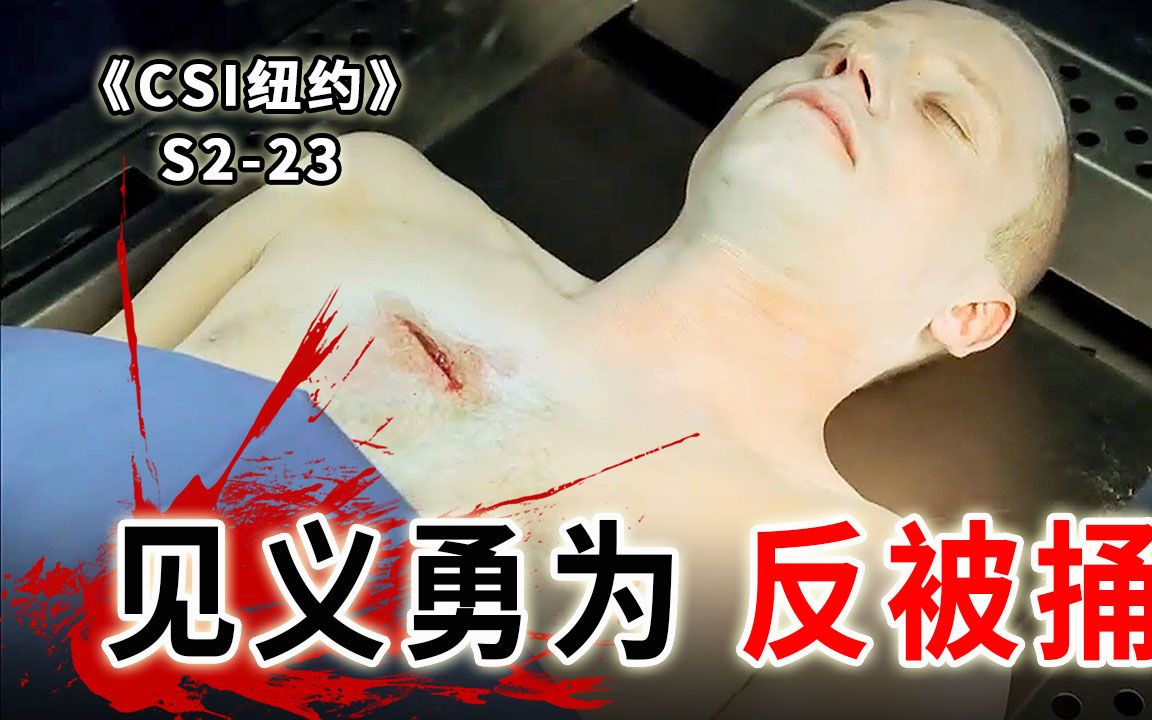 放下助人情节，否则乳腺结节！英雄遇上神经病，死的太冤了！《CSI纽约》S2-23