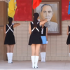 女子高中仪仗表演  难却