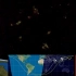 从空间站看中国夜晚城市灯光，还有闪电哦。录制自 直播从空间站看地球 - 地球频道