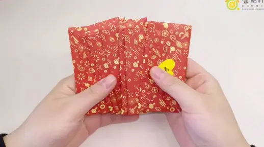 手工制作新年折纸小红包，一张折纸即可迷你可爱，一起来试试吧