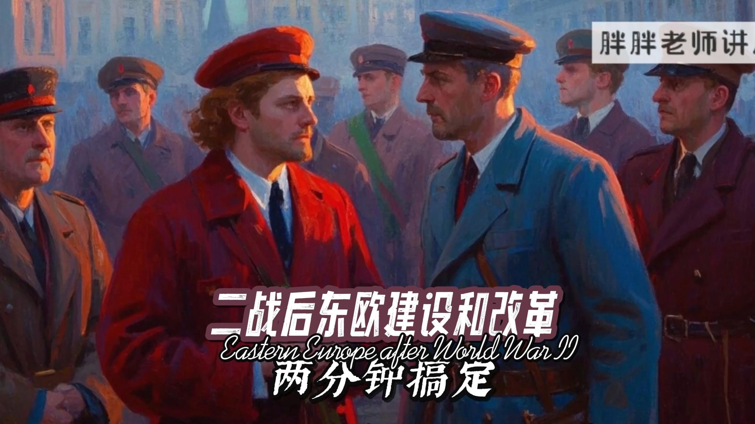 今日内容——中外历史纲要下　东欧建设和改革