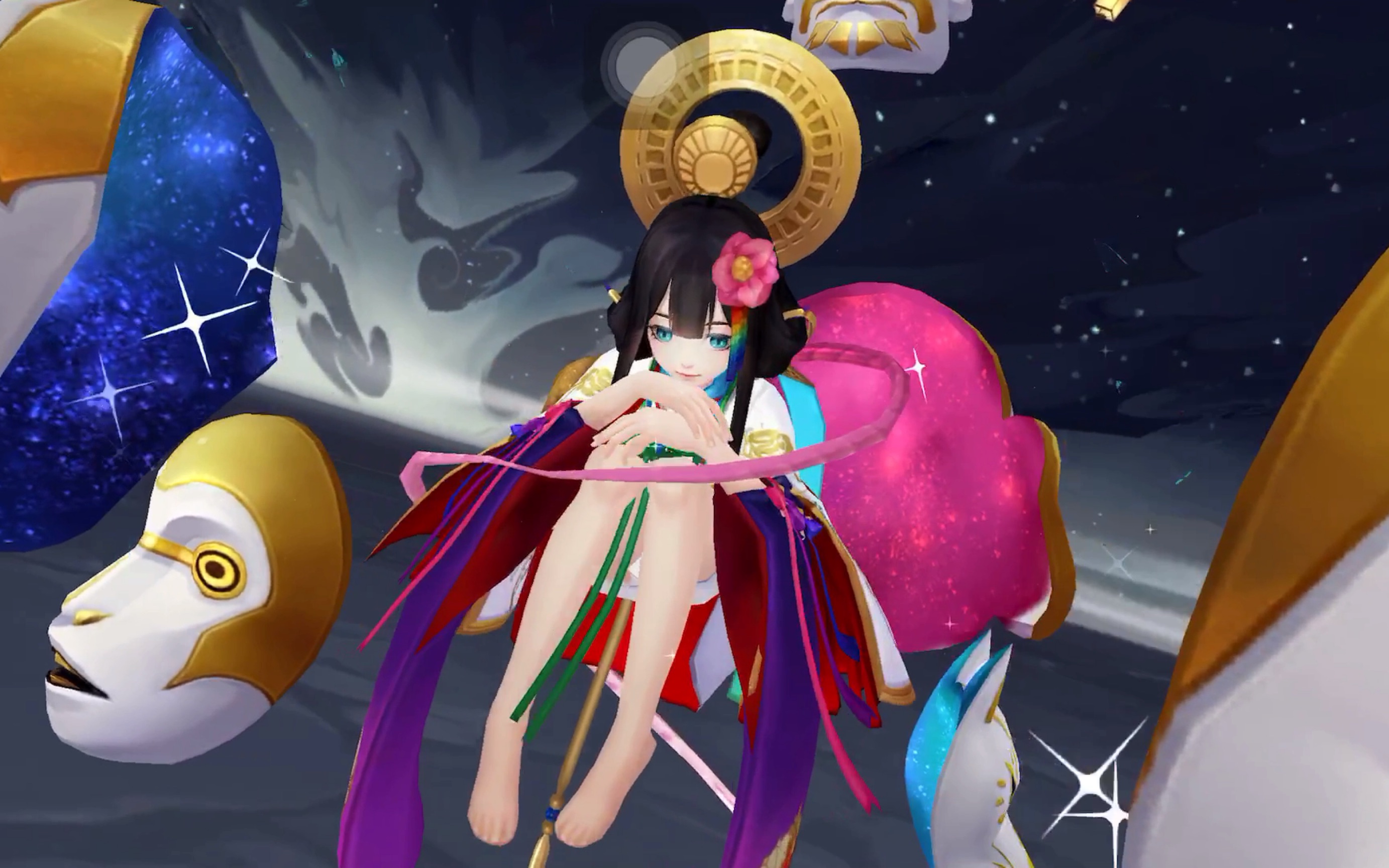 【抽票】《阴阳师》抽到面灵气啦 动画超酷的