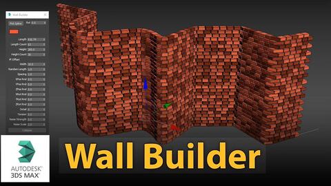 (免费<em class="keyword">脚本</em>)<em class="keyword">3DMAX</em>快速生成砖墙模型