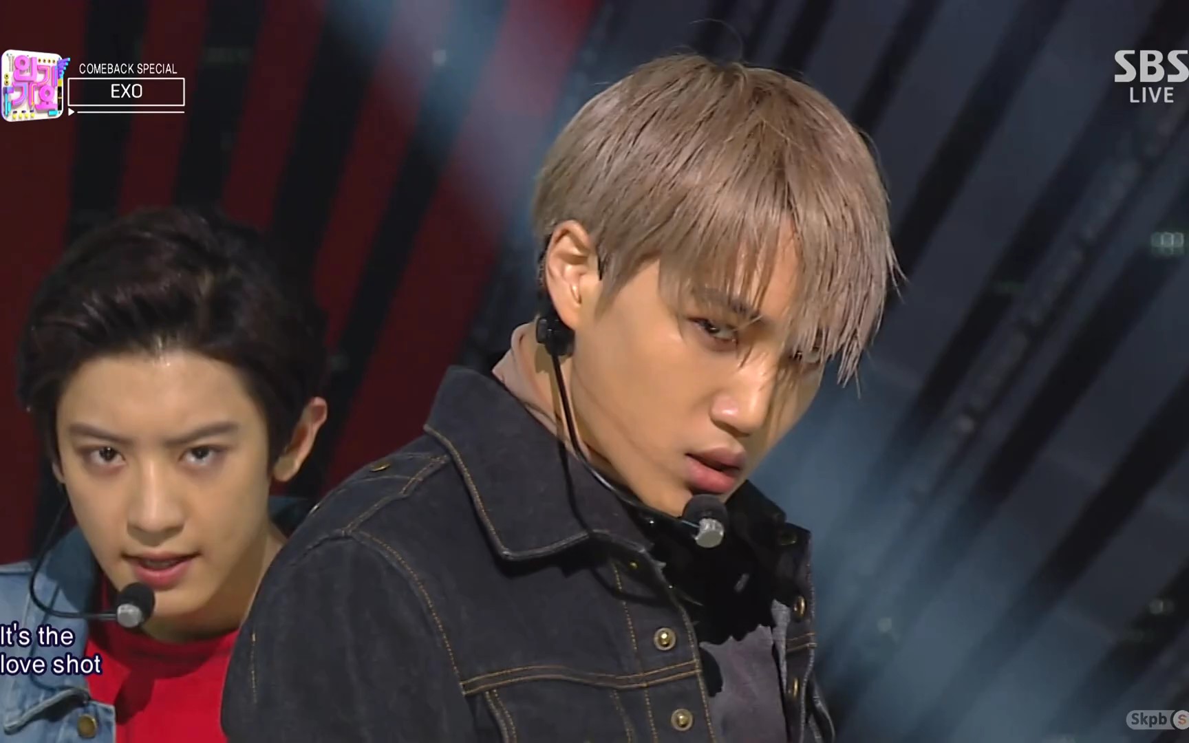 【EXO】181216 人气歌谣《Love Shot》最欲现场