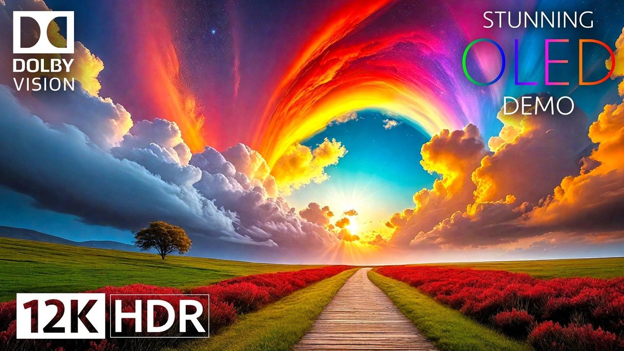 【4K HDR】哇！ OLED 上令人惊叹的杜比视界 4K HDR 视频I屏幕测试|极致画质|杜比视界|电视屏幕测试|手机屏幕测试 |