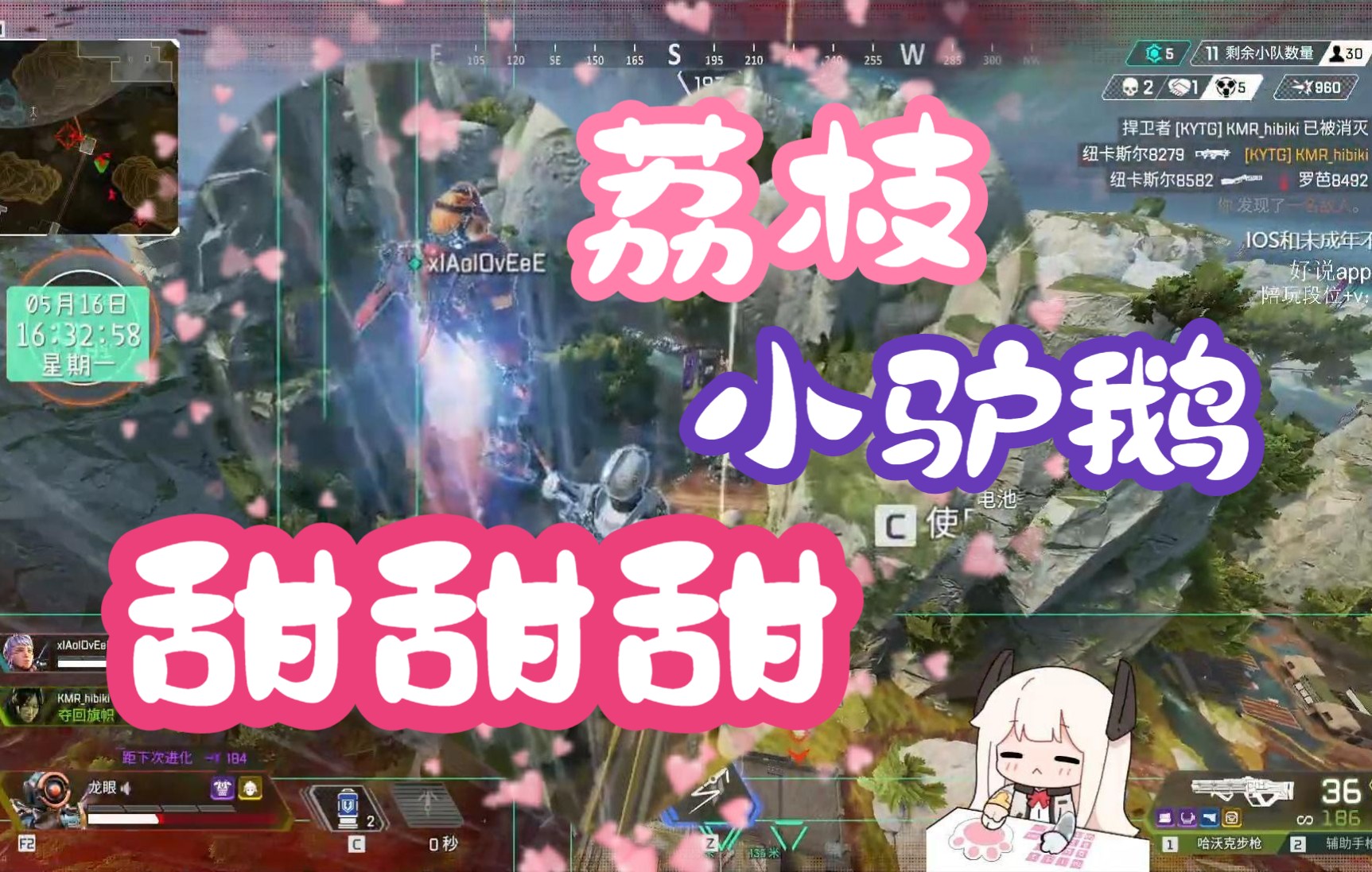 荔枝Kouun 2022年9月9日 晚上 直播回放 apex