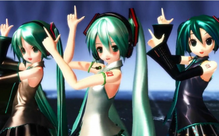 mmd快乐陷阱初音未来x3