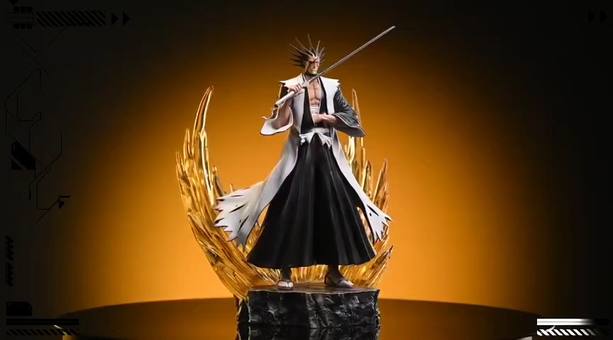 Medialink 正版授权 MadToy Creations X【死神 Bleach】 1/10比例系列雕像–更木剑八