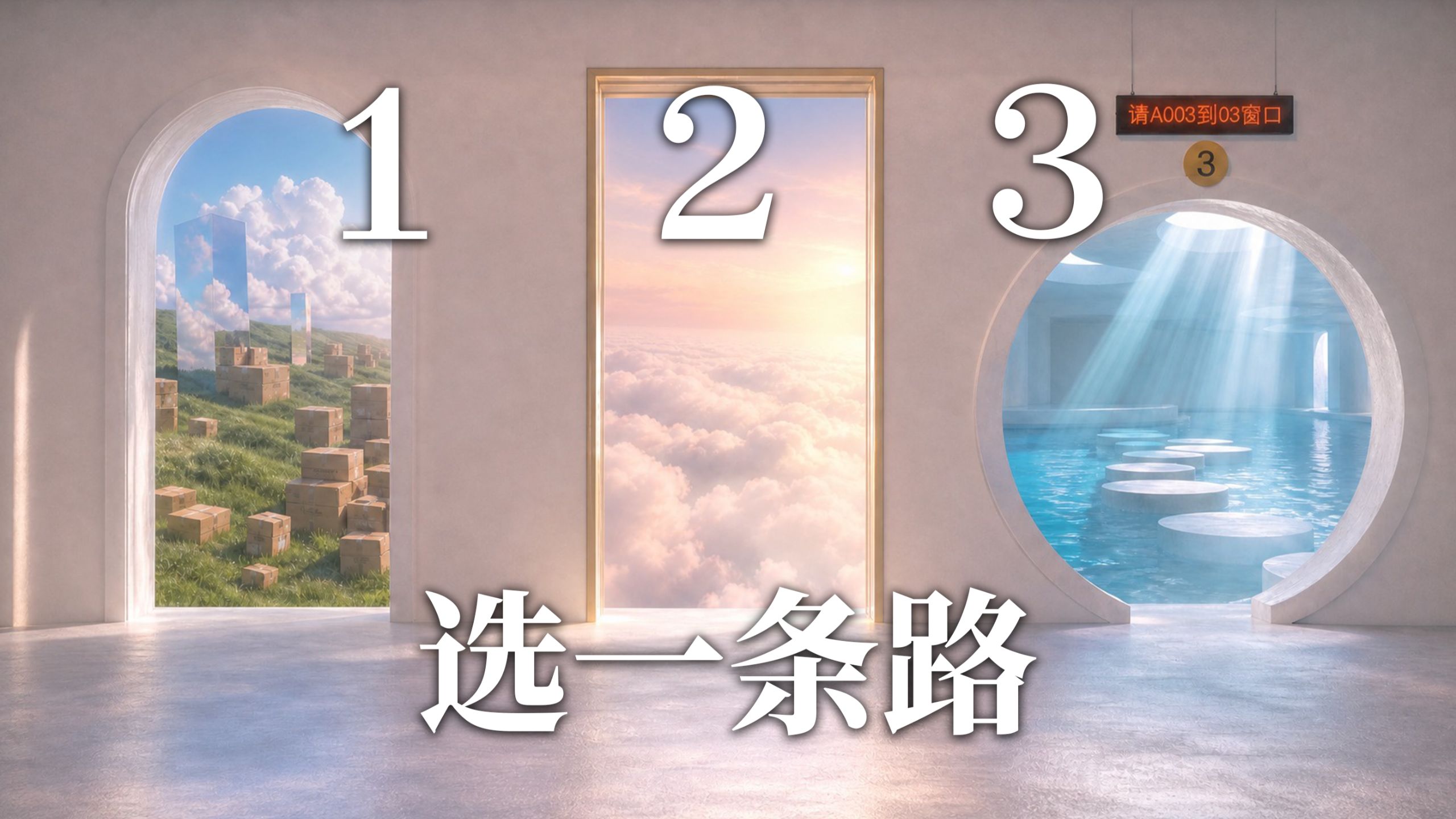 选一条路，决定你接下来的旅途 【AI全民制作人】