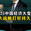 2025中国经济大变局，3大战略打好持久战