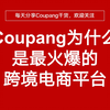 你知道为什么coupang成为最火爆的跨境电商平台吗？蓝海特征非常明显
