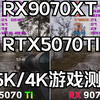 RX9070XT RTX5070TI 2.5K/4K游戏测试