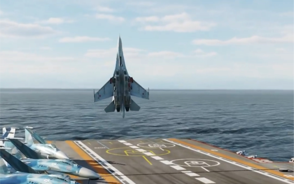 另一个视角看Su-27倒停航母