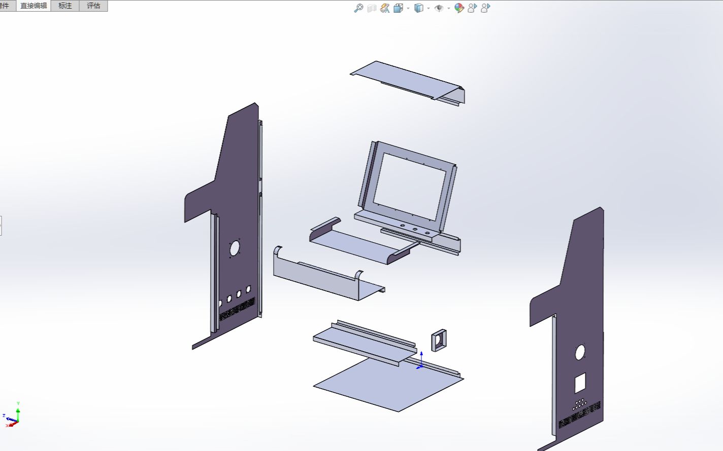 SOLIDWORKS拆图-操作台