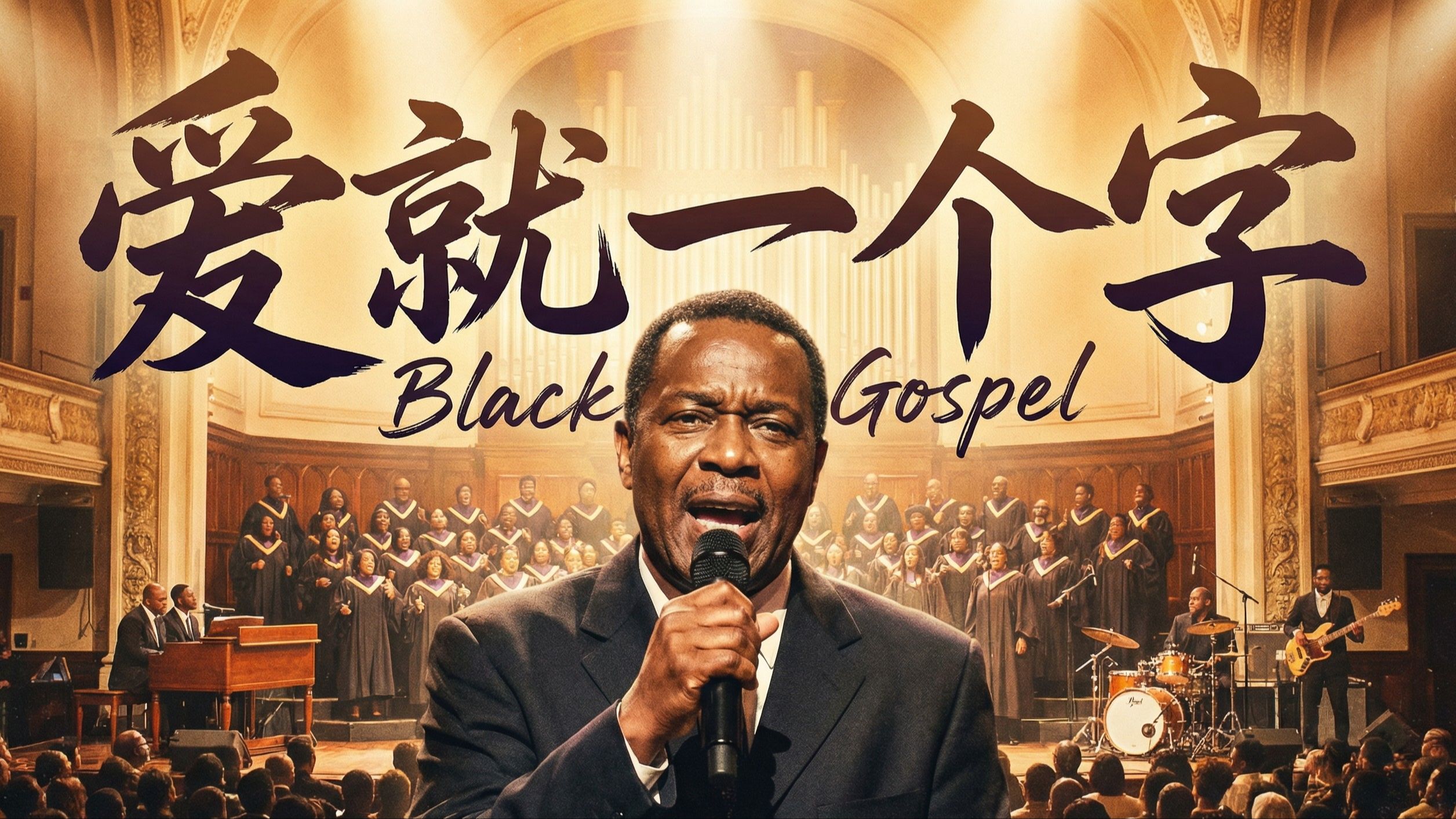 《爱就一个字》- 黑人福音嗓音沙哑版（张信哲原唱 - SUNO改编）