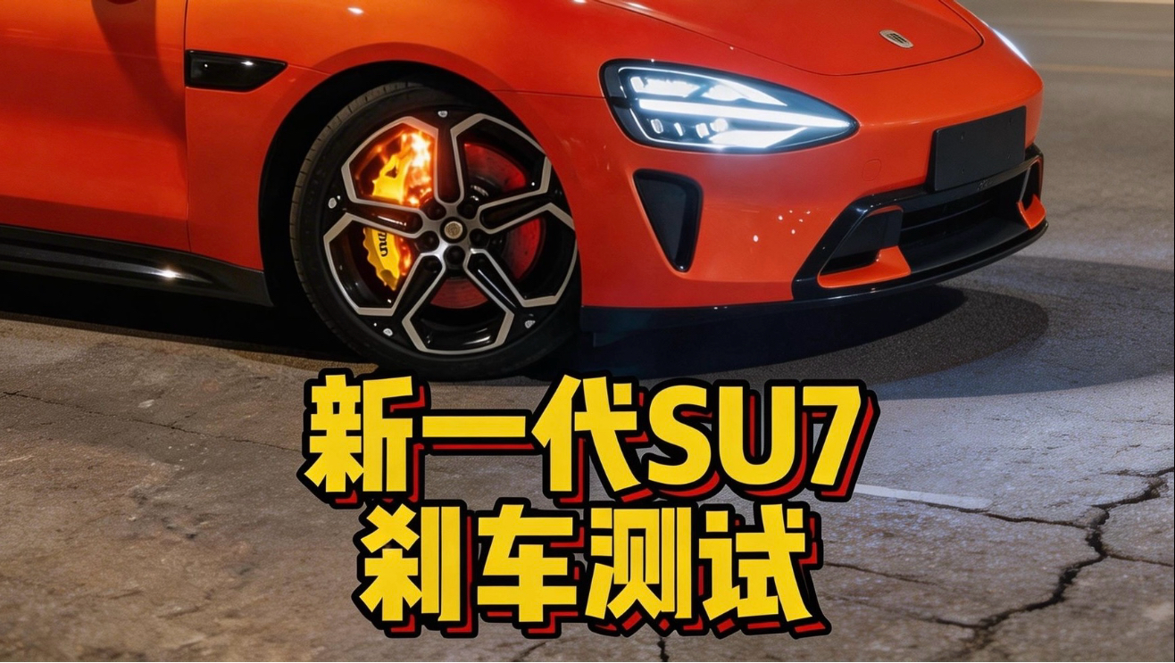 老SU7刹车22脚起火！新SU7能抗多少脚？