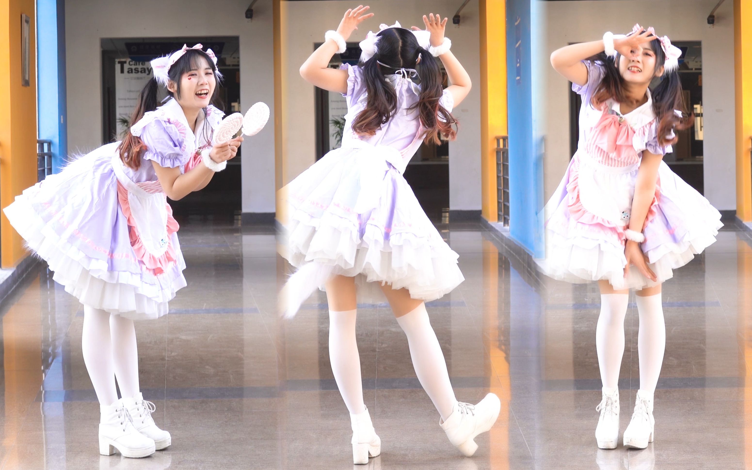 【Balls】Super Sweet Cat Eating Dance ♥sweets parade❤️