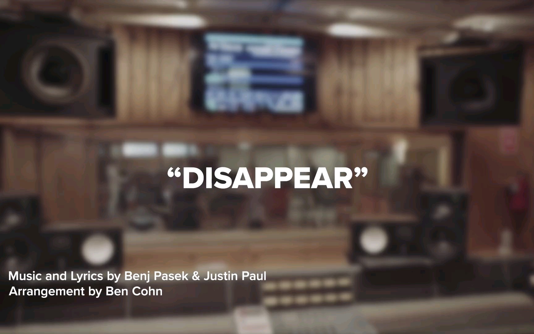 disappear ed, 【dear evan hansen】"disappear" performed by taylor trensch and