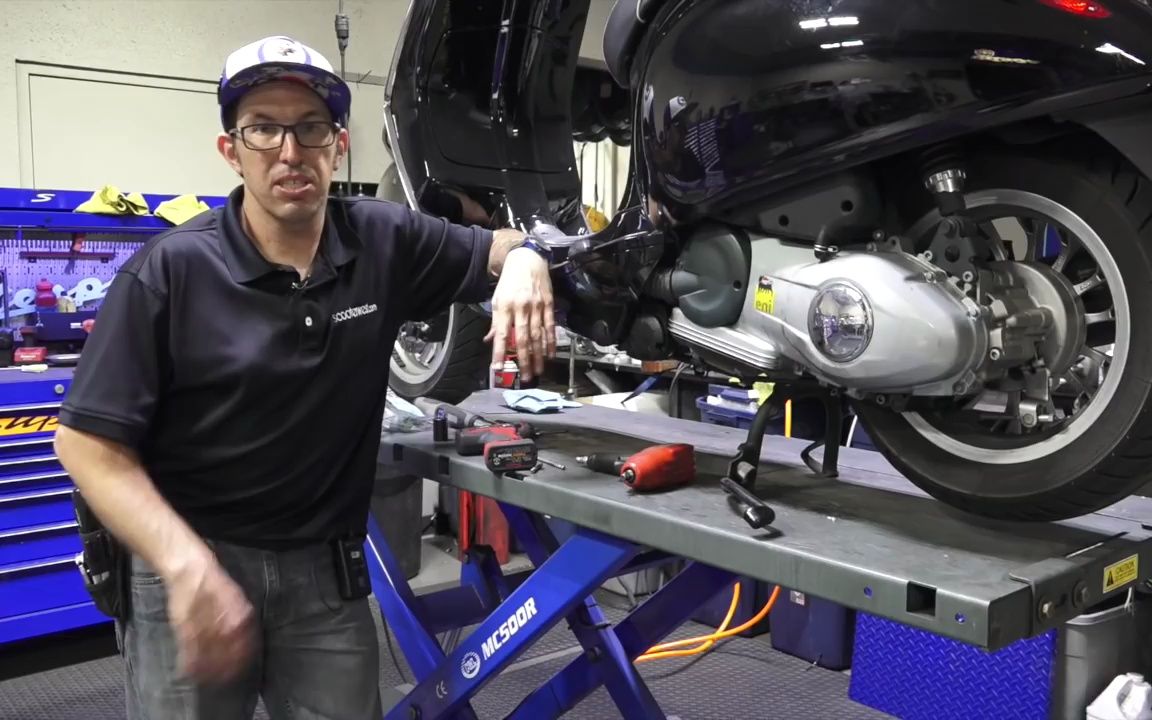 踏板摩托传动变速箱保养 普利盘皮带完全保养润滑教程 比亚乔Vespa 阿普利亚