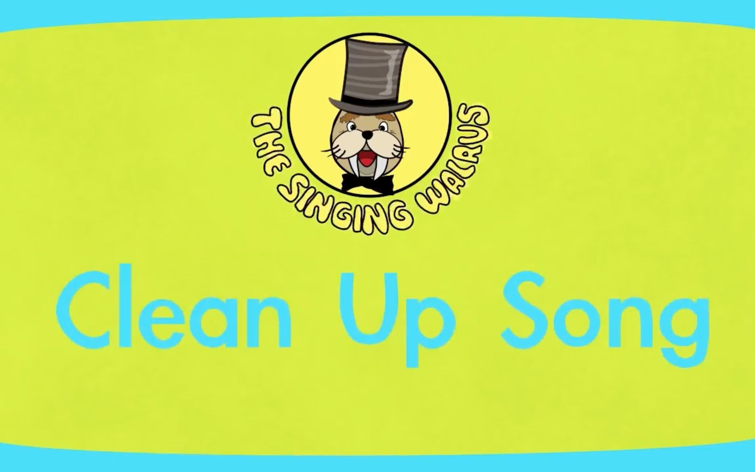 【中文字幕】《打扫歌》The Singing Walrus会唱歌的海象儿童英语歌曲_哔哩哔哩_bilibili