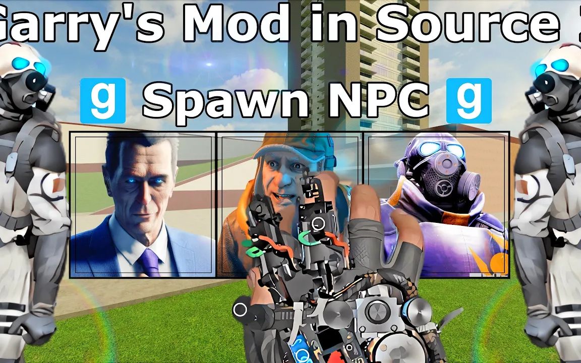 garry's mod in source 2 part 2 sandbox npc battles spawn