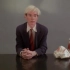 Andy Warhol eating a hamburger