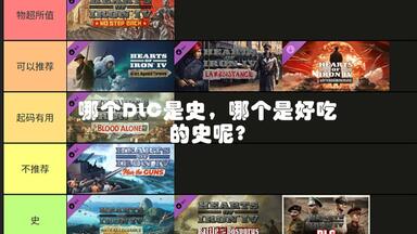【钢铁雄心4】评价一下哪个<em class="keyword">dlc</em>是史哪个是好吃的史