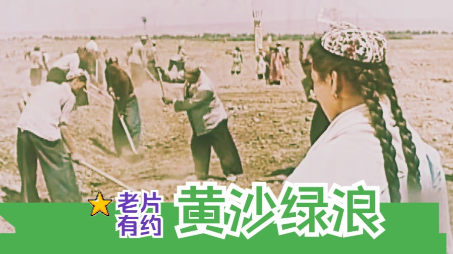 《黄沙绿浪 (1965)》少数民族维吾尔族题材大跃进时期沙漠治理 高清修复彩色老电影完整版免费观看 怀旧经典童年回忆