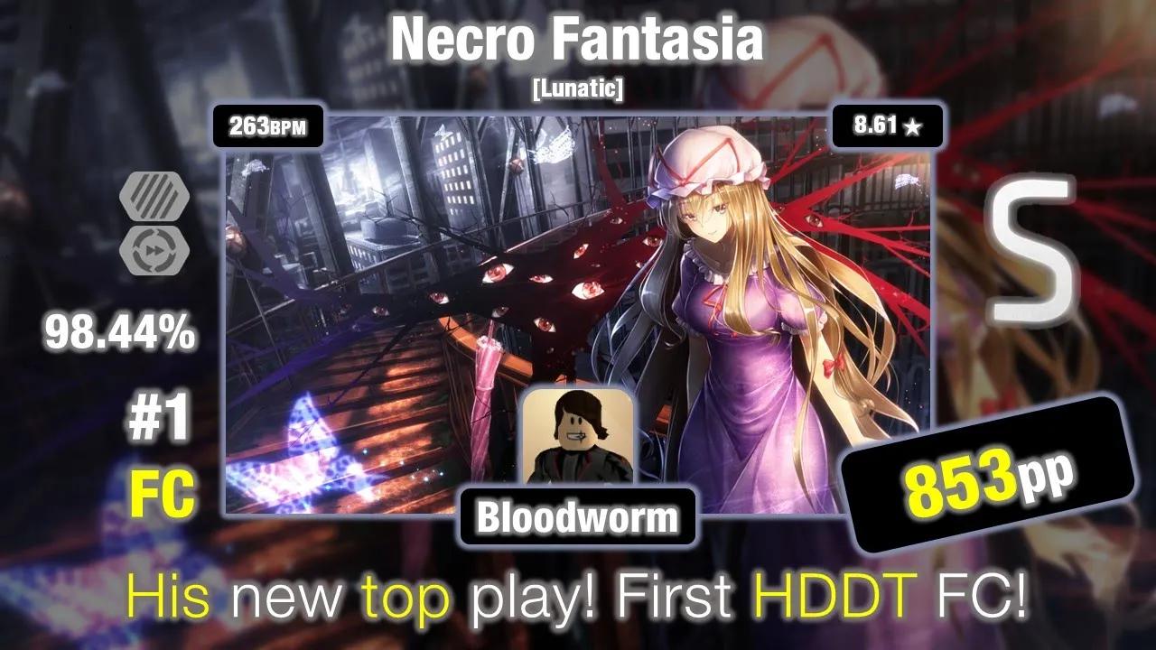 bloodworm | misato - necro fantasia [lunatic] 98.