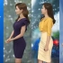 韩国美女主持人播放天气预报：韩国居然还有温差？我在冰天雪地里看你四季如春？