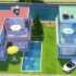 《模拟人生4》速建：粉&蓝情侣跃层小屋。