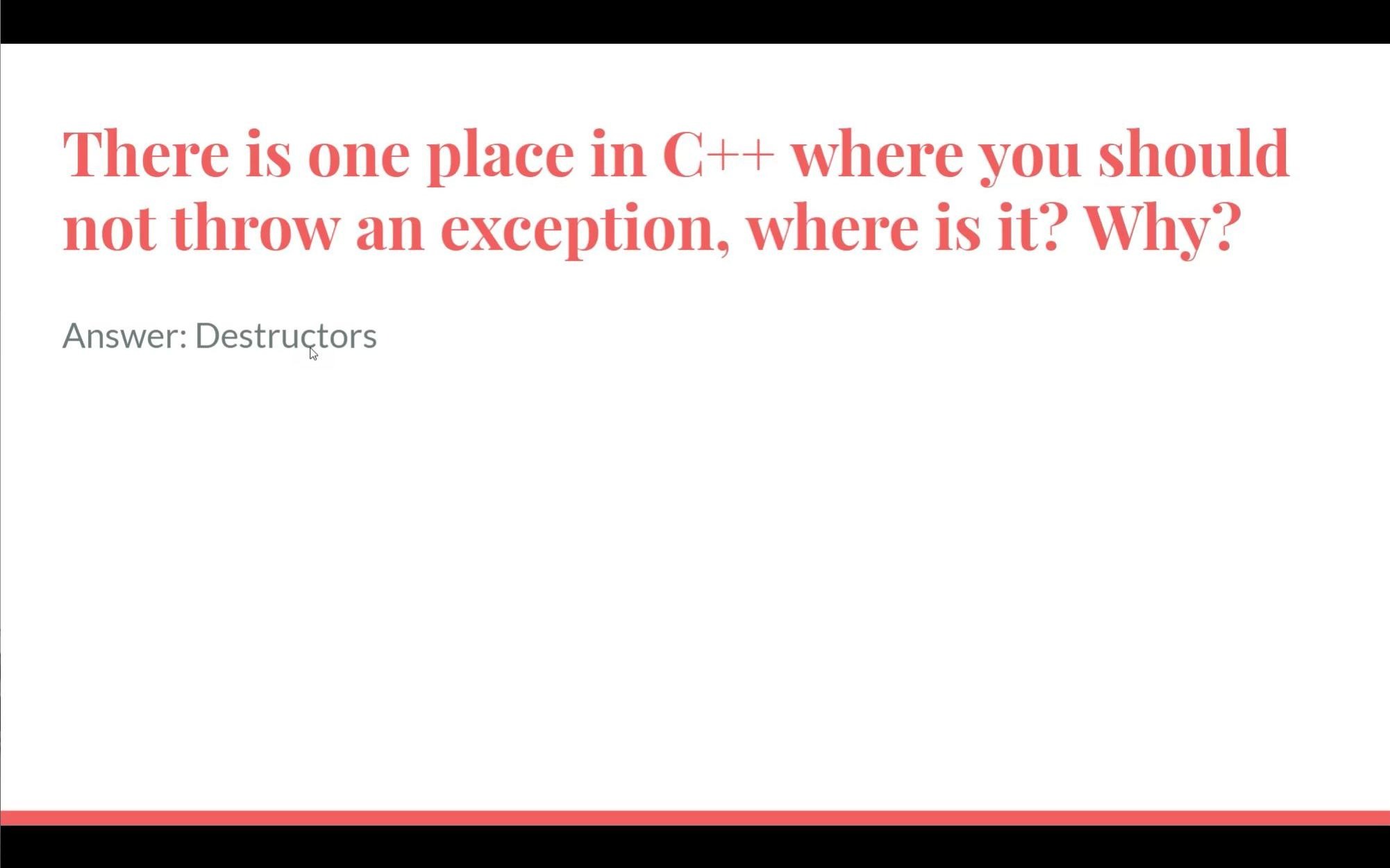 [Let's C++] When not to throw exception_哔哩哔哩_bilibili