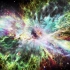 视频素材-浩瀚宇宙星系太空银河大变焦炫丽背景动画