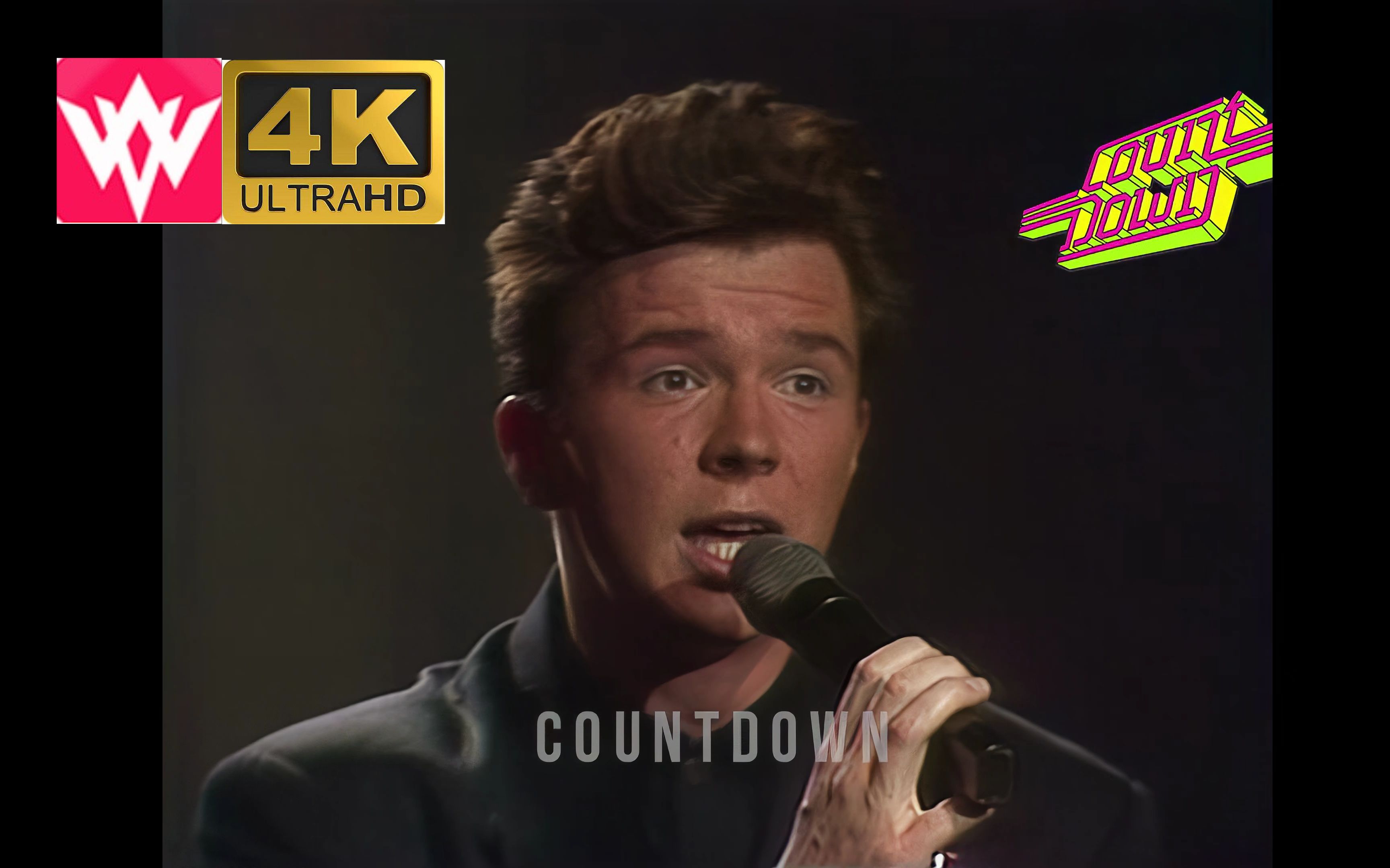 【4k Uhd】《rick Astley Never Gonna Give You Up》 Countdown 1987永不放弃你，tv版修复 9272